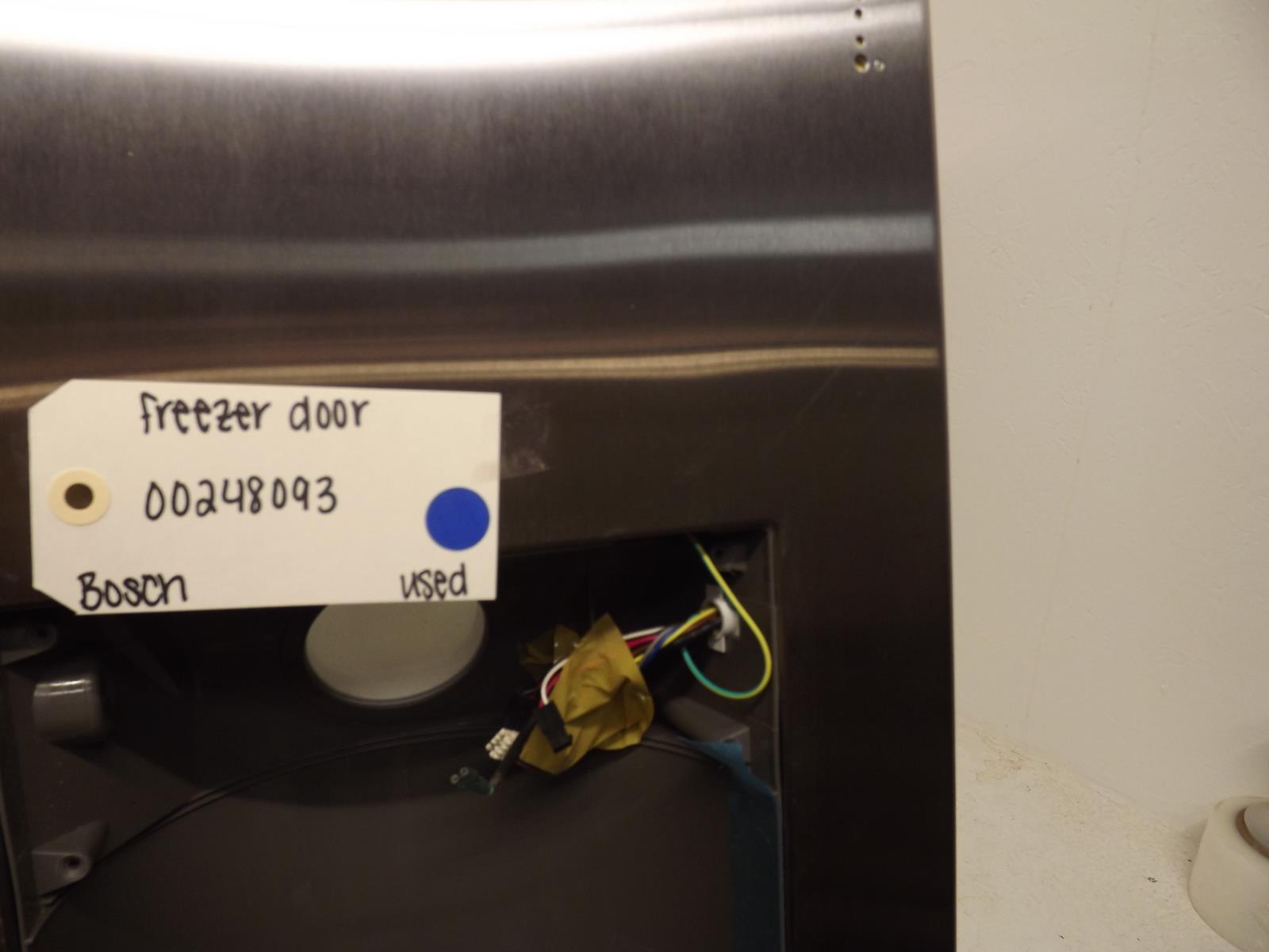 Bosch Refrigerator 00248093 Freezer Door Used Bosch Refrigerator 00248093 Freezer Door Used